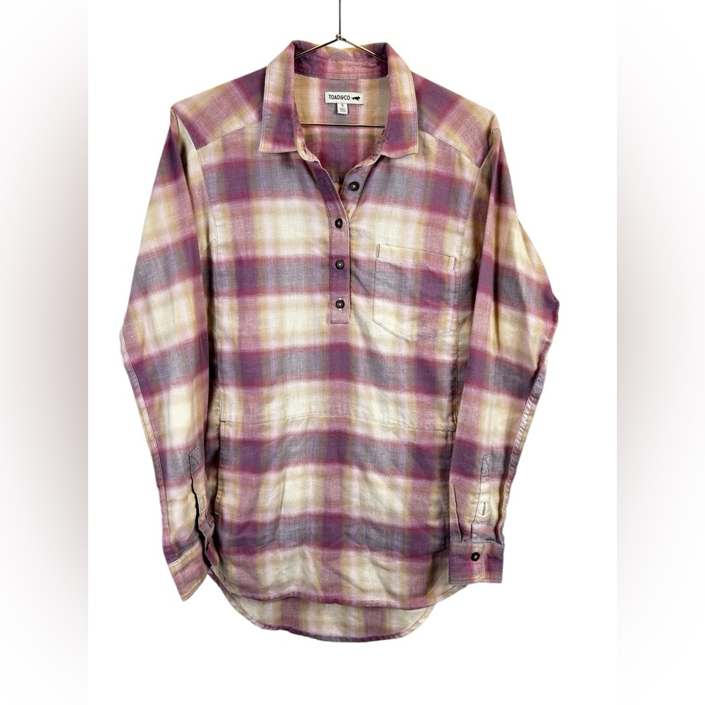 Toad & Co. size small flannel top